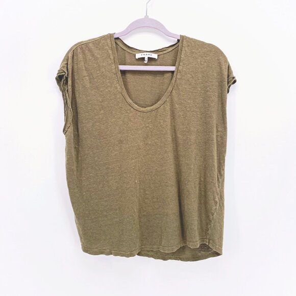 Frame Easy Scoop Tee - Picture 1 of 6